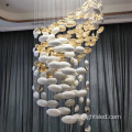 Club modern led crystal chandelier pendant lamp